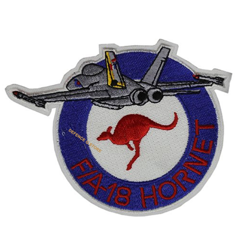 RAAF FA-18 Hornet Iron On Embroidery Morale Patch – Defence Q Store