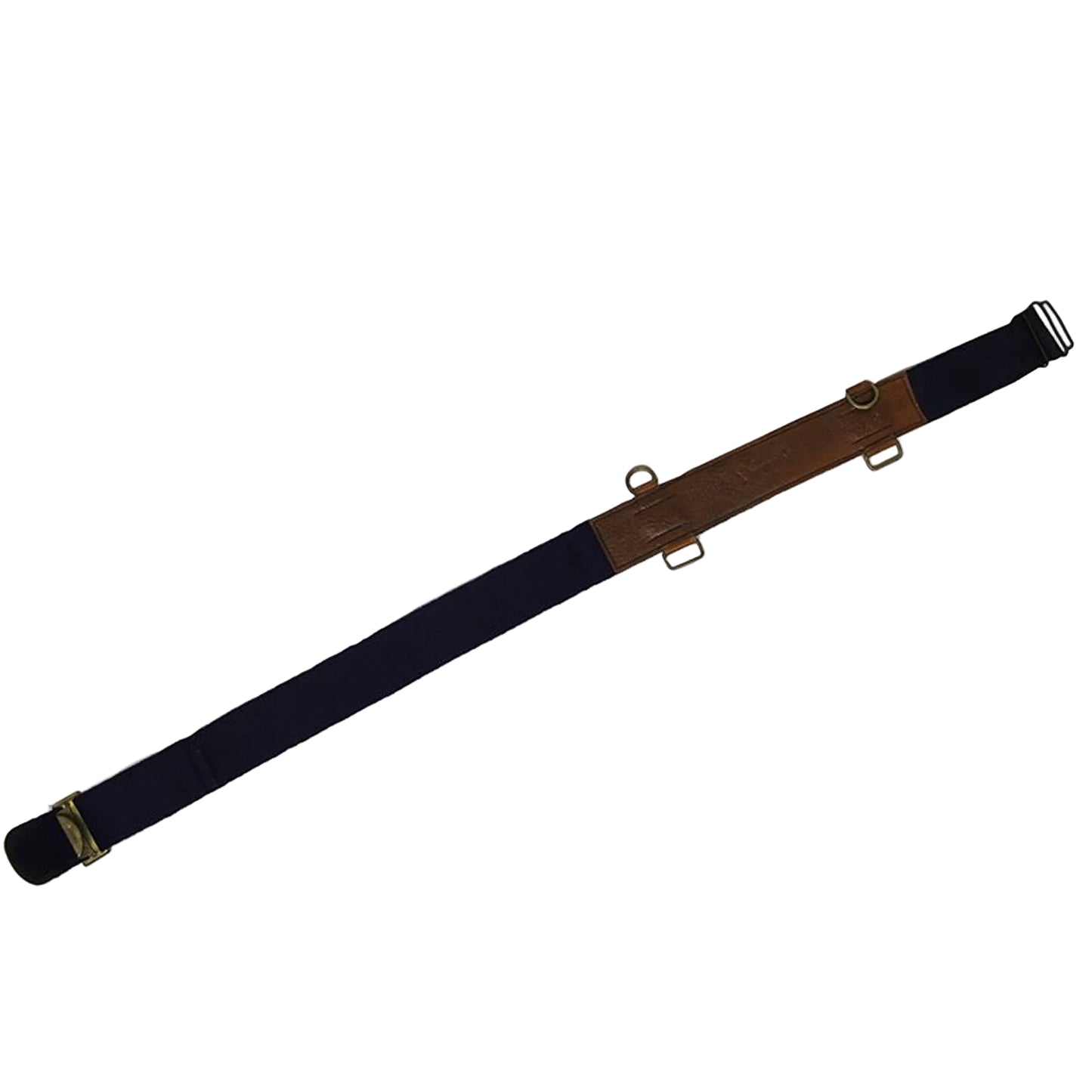 Engineered for authentic military wear, this RAAF Sword Belt combines rugged durability with heritage styling. Crafted from sturdy cotton webbing backed with genuine leather, it features solid brass fittings that age beautifully over time. www.defenceqstore.com.au