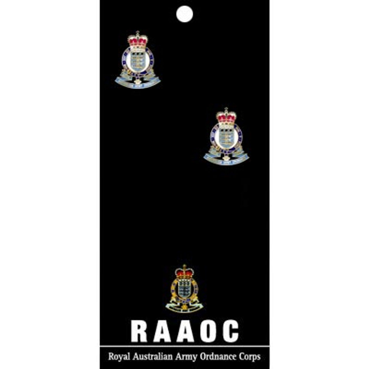 Show your pride and commitment with these sparkling Royal Australian Army Ordnance Corps (RAAOC) 20mm cuff links. With full colour enamel and gold plating, these gorgeous accessories will bring a touch of style to any work outfit or special occasion. www.defenceqstore.com.au