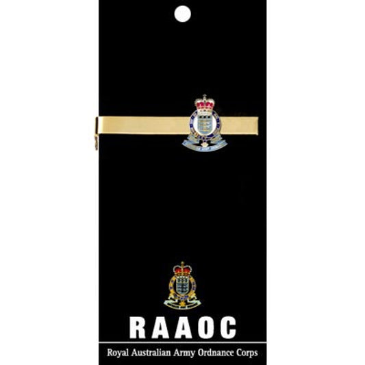 Add a touch of elegance to your look with the Royal Australian Army Ordnance Corps (RAAOC) 20mm enamel tie bar! Crafted with gold-plated material, this gorgeous tie bar is perfect for any work or formal occasion. www.defenceqstore.com.au