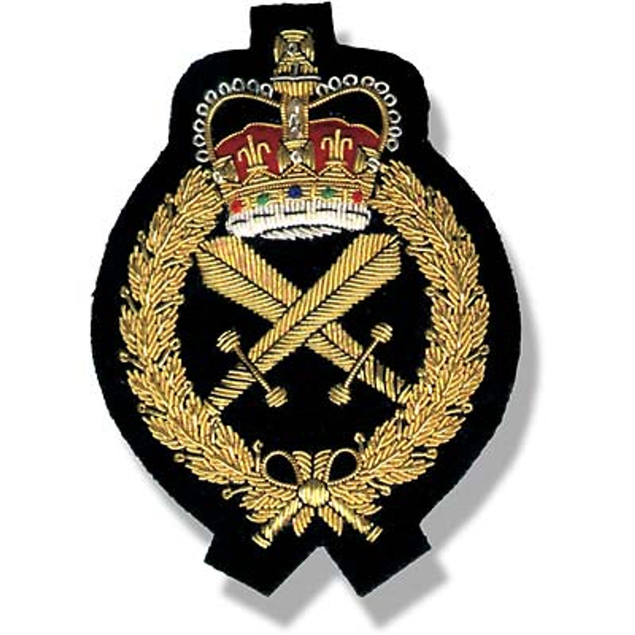 Show your pride with this elegant Royal Australian Corps of Military Police (RACMP) Bullion Pocket Badge. Perfect for your Blazer, bag, or anywhere else you want to make a statement of style and dedication. Boasting an approximate size of 80x80mm, the badge securely fastens with 3 butterfly catches on the back. Look sharp and show your pride! www.defenceqstore.com.au