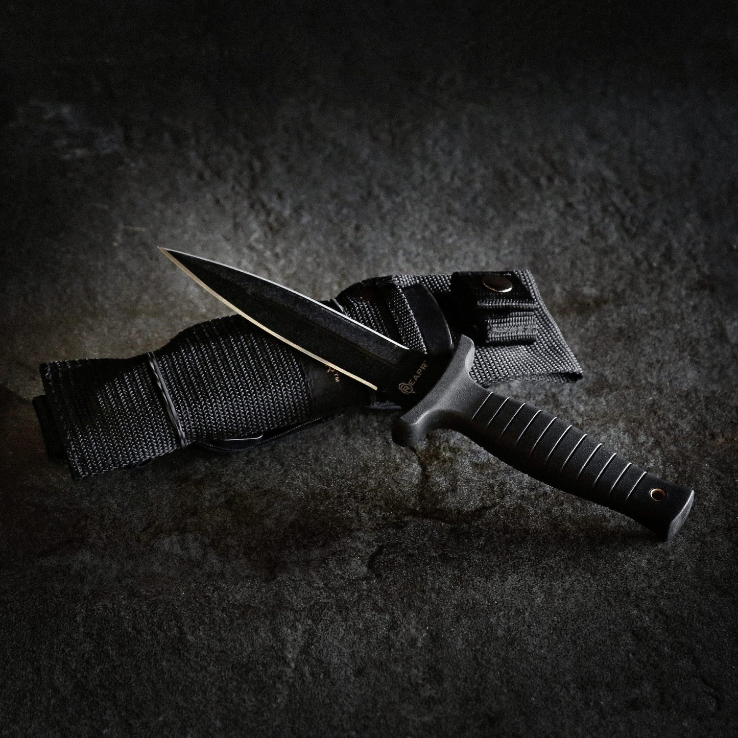 The Reapr 11002 TAC boot knife is the ultimate knife for stealth operations. Designed for hidden carry, this boot knife features a nylon-web sheath with a molded scabbard, allowing for boot, belt, or over-the-shoulder transport. A 4.75” black-oxide coated 420 stainless steel blade has a double edge for maximum efficiency. A rugged hi-grip fiberglass TPR molded handle delivers optimal cutting leverage and precision, as well as comfort. www.defenceqstore.com.au