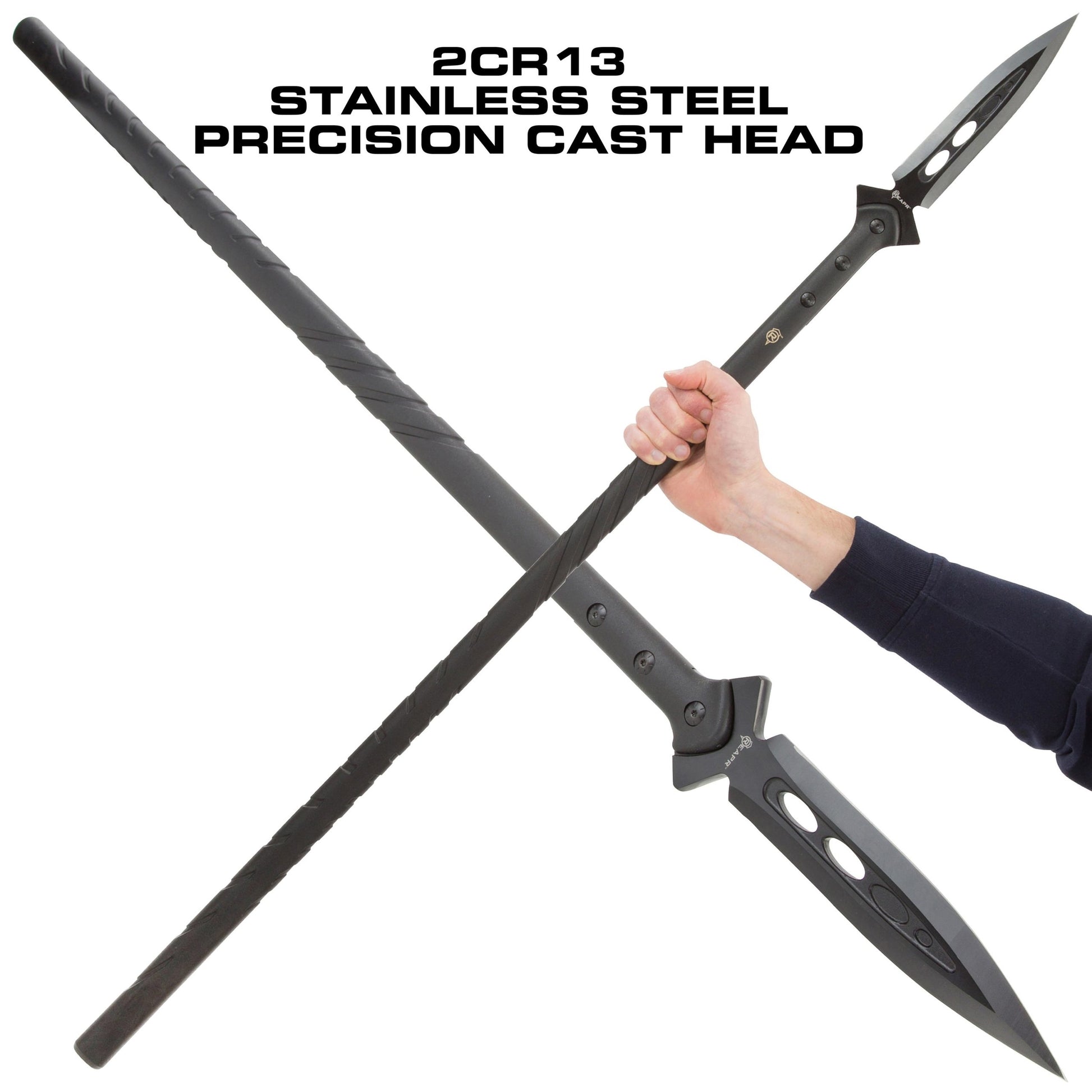 Designed for piercing, prying, impaling and breaching, the REAPR 11003 Survival Spear is ideal for hunting and tactical uses, as well as general protection. The shaft is shorter than many, making this spear excellent for close quarters survival and hunting. www.defenceqstore.com.au