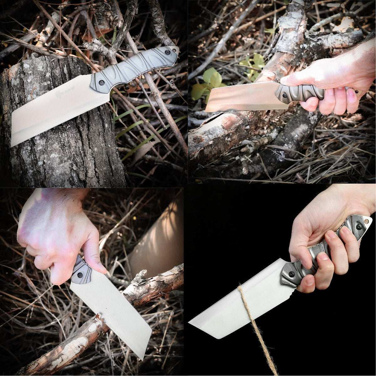 The Reapr JAMR Knife is the ultimate in versatile, tactical fixed-blade knives. The JAMR features an industry first modified cleaver blade, combining the functions of a cleaver, drop point knife and reverse tanto blade to meet a variety of demands, whether as a hunting knife, camping knife, and for guiding, tactical and survival use. www.defenceqstore.com.au