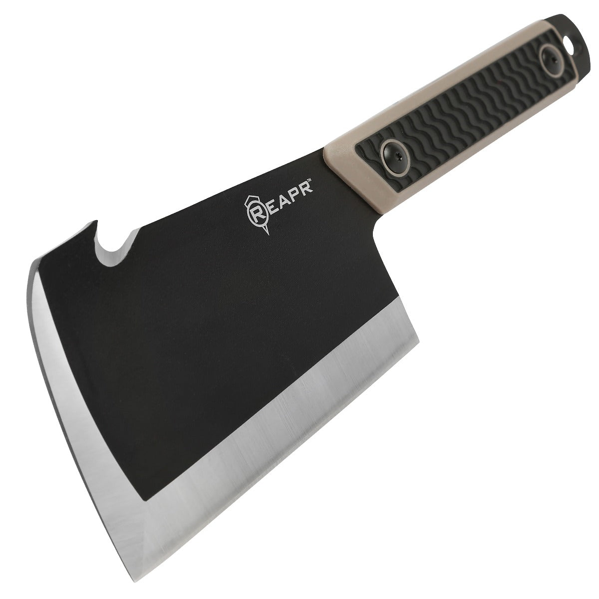 Look no further for the most versatile in fixed blade knives. The Reapr Versa CLEAVR cleaver knife perfect for almost any use. Take it on the trail and use it as a mini axe or machete to help clear brush. Take it camping to help whittle wood for the fire or rip rope. www.defenceqstore.com.au