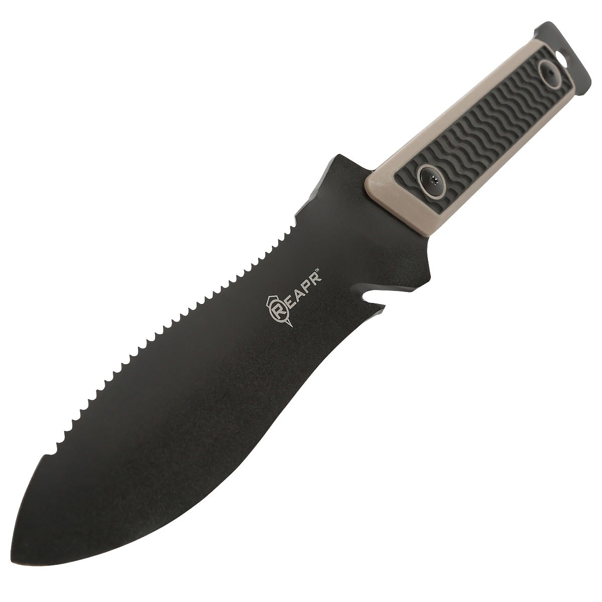 For the ultimate in fixed blade knives, tactical gear and garden tools, look no further than the Reapr 11017 Versa Hori Hori- a gardening knife, trowel, pocket tactical shovel and all round survival knife in one. www.defenceqstore.com.au