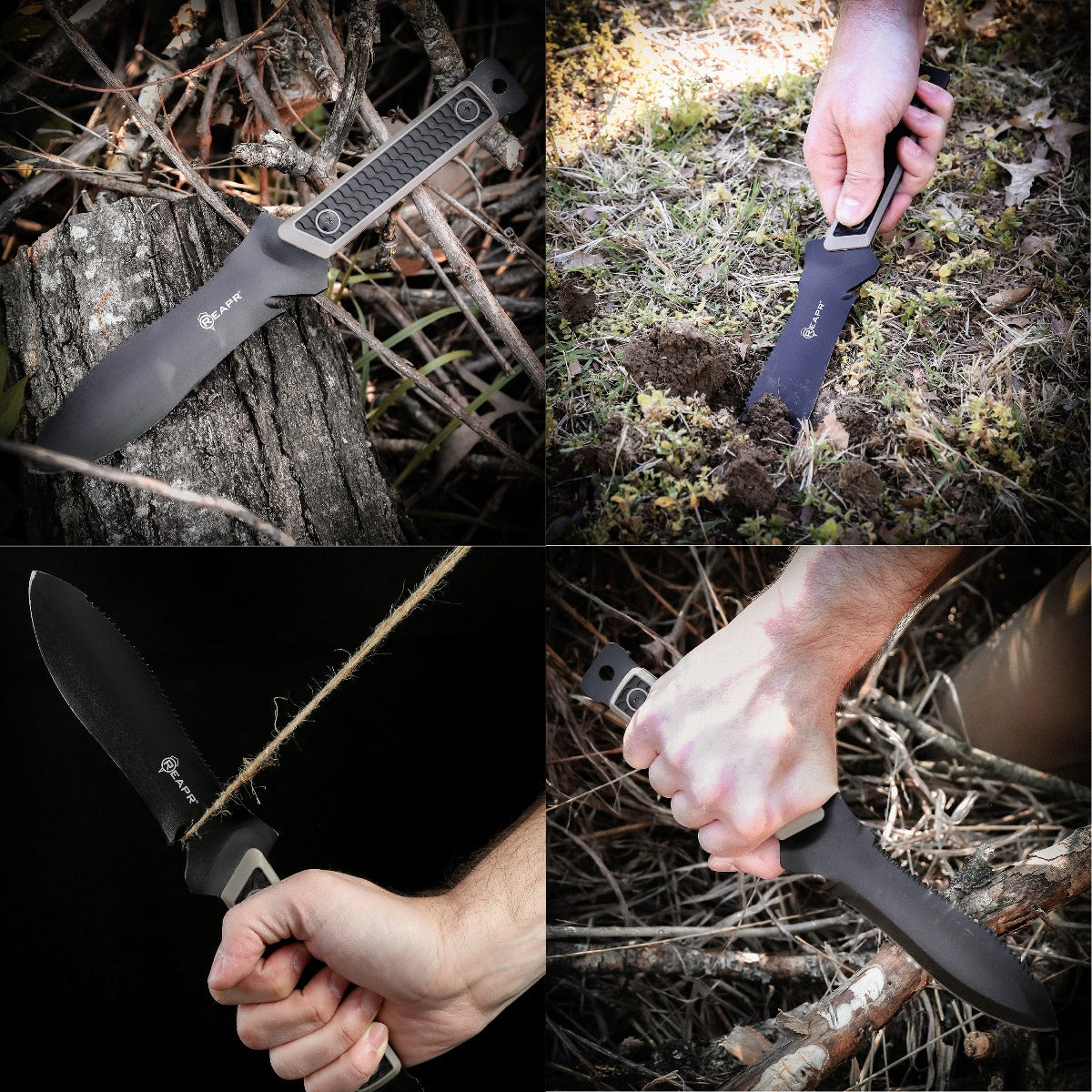 For the ultimate in fixed blade knives, tactical gear and garden tools, look no further than the Reapr 11017 Versa Hori Hori- a gardening knife, trowel, pocket tactical shovel and all round survival knife in one. www.defenceqstore.com.au