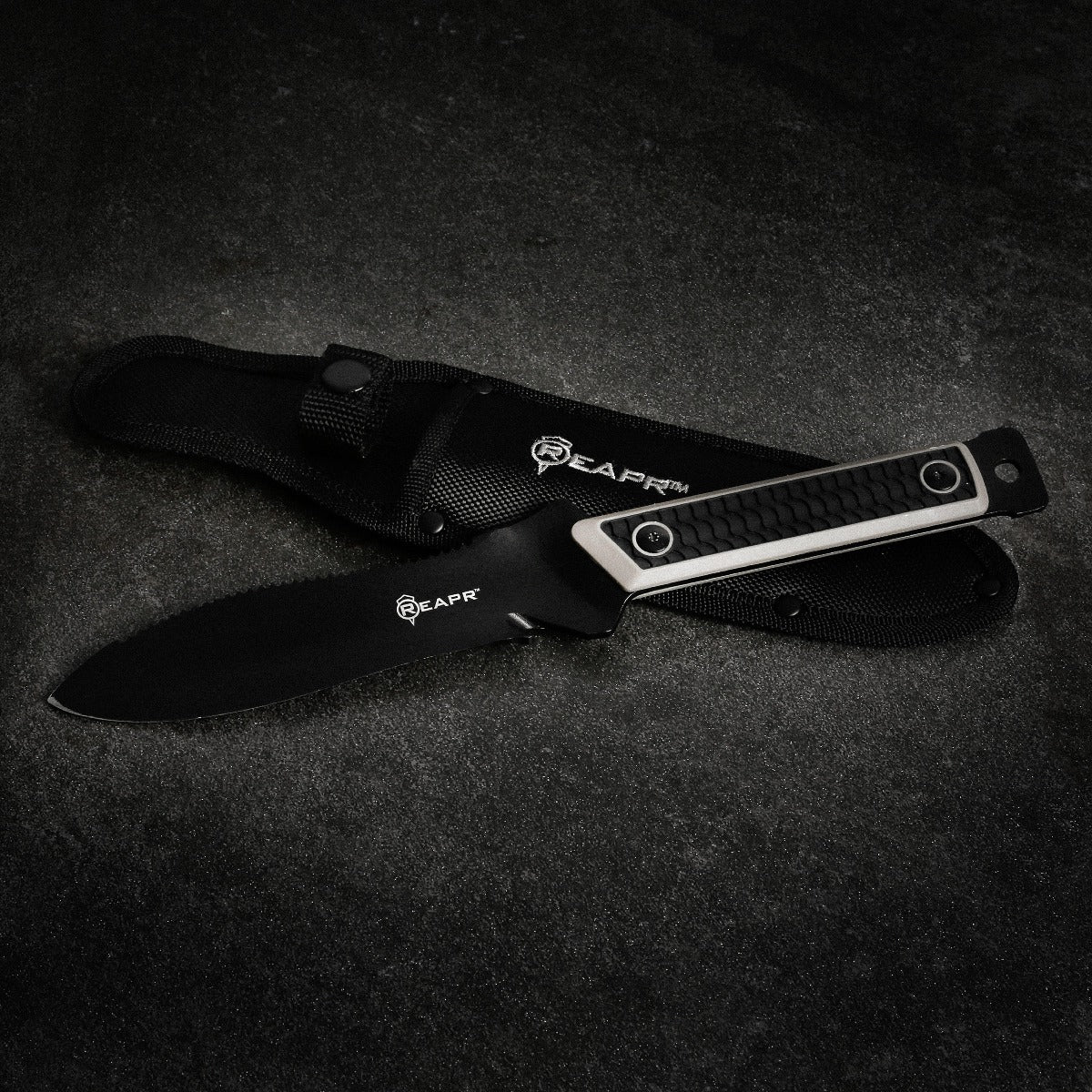 For the ultimate in fixed blade knives, tactical gear and garden tools, look no further than the Reapr 11017 Versa Hori Hori- a gardening knife, trowel, pocket tactical shovel and all round survival knife in one. www.defenceqstore.com.au