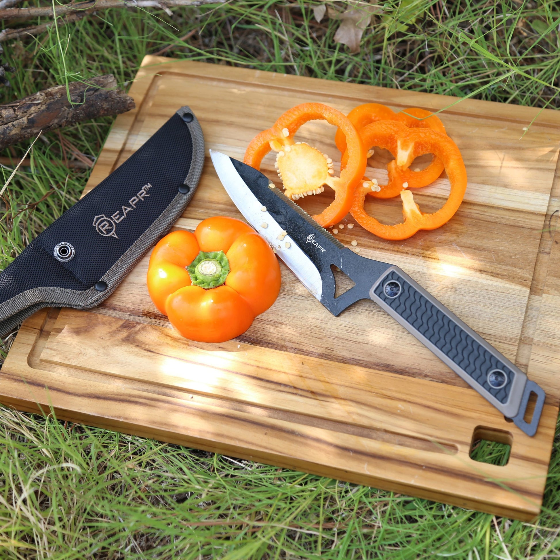 You get everything you need with the Reapr Versa Camp Knife. Born in the kitchen but raised in the wild, it’s tough, durable, and versatile. Whatever your campsite cutting needs, this knife can handle it. www.defenceqstore.com.au