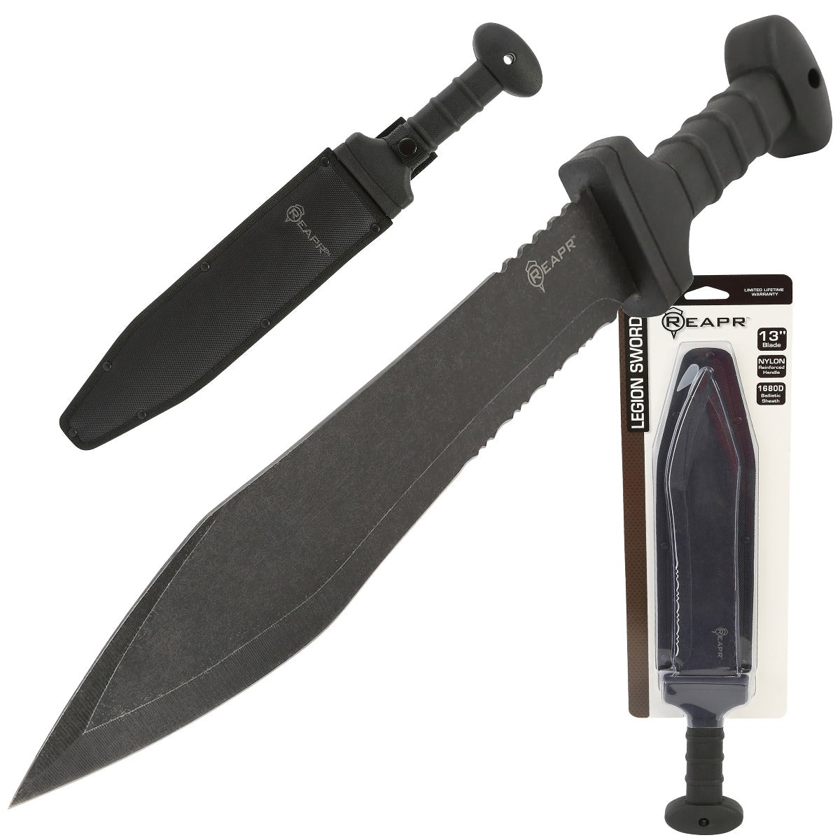 No survival pack, camping gear or blades and knives collection is complete without the REAPR 11019 Legion Sword. The Legion is the ultimate multi-purpose sword, perfect for hiking, camping and hunting. www.defenceqstore.com.au