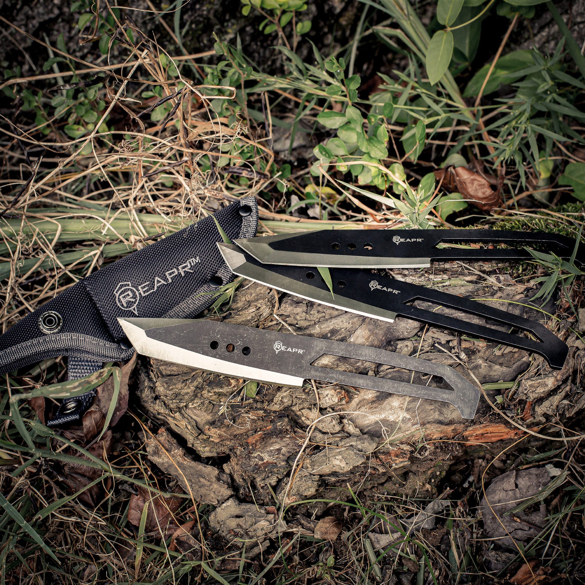 Hit the bullseye every time with these perfectly-balanced throwers. The Reapr 3 Piece Chuk Knives set is ideal for camping, parties, barbecues, and other outdoor activities. www.defenceqstore.com.au