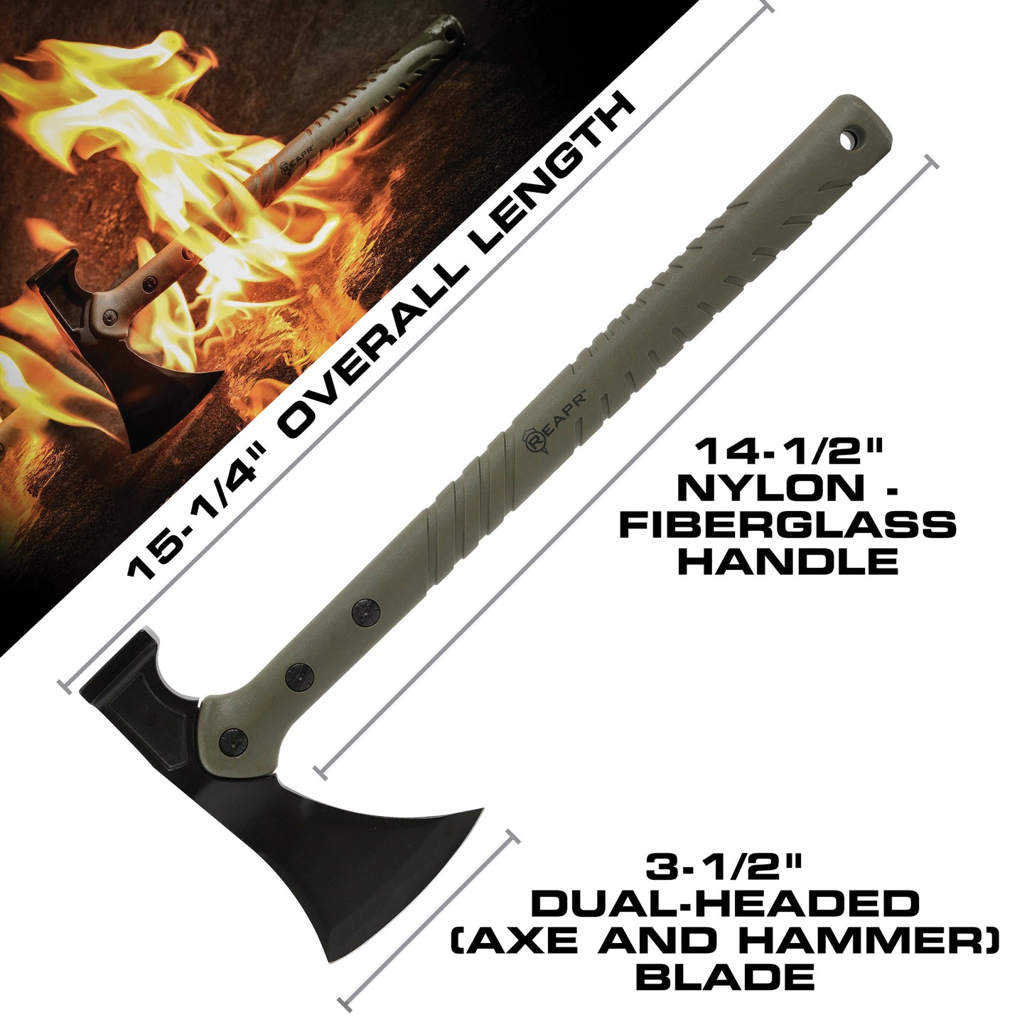 The Sparrow Hammer Axe gives you the utility for camping trips and wilderness survival prep with a design that sets this axe apart from the crowd. The Sparrow is a two-in-one axe and hammer combination that matches quality with functionality. www.defenceqstore.com.au