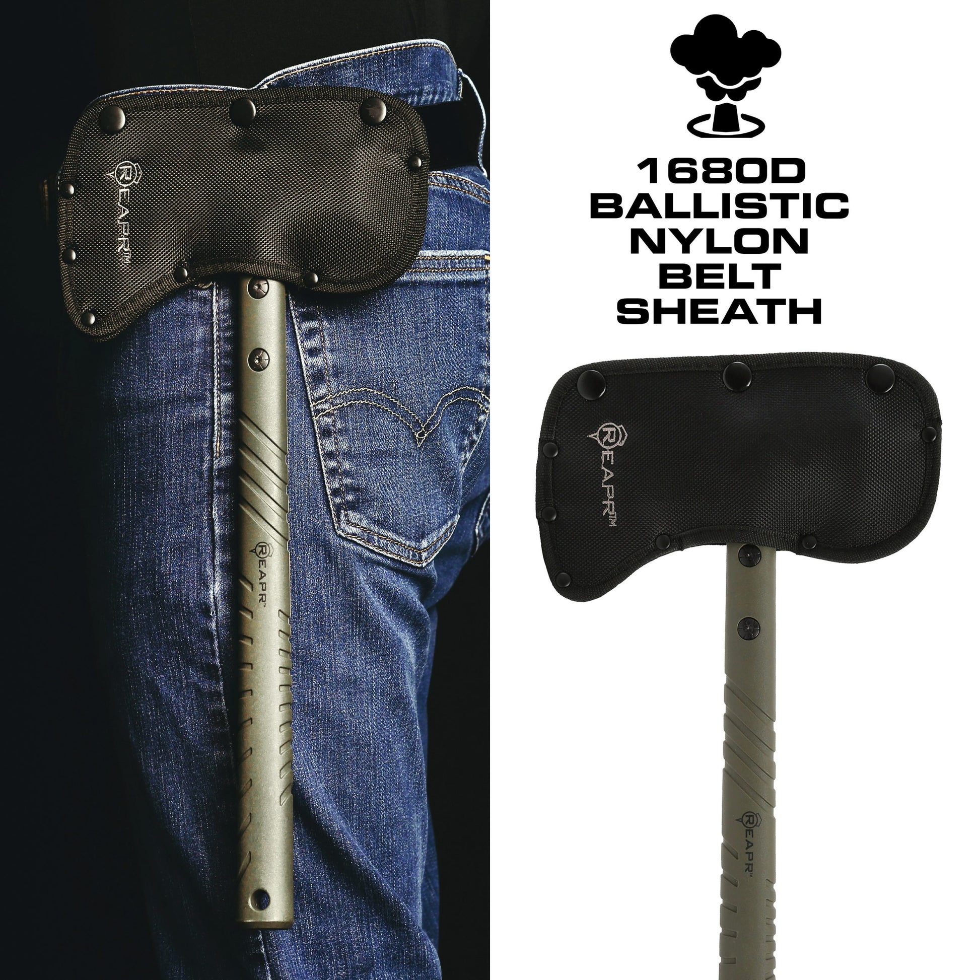 The Sparrow Hammer Axe gives you the utility for camping trips and wilderness survival prep with a design that sets this axe apart from the crowd. The Sparrow is a two-in-one axe and hammer combination that matches quality with functionality. www.defenceqstore.com.au