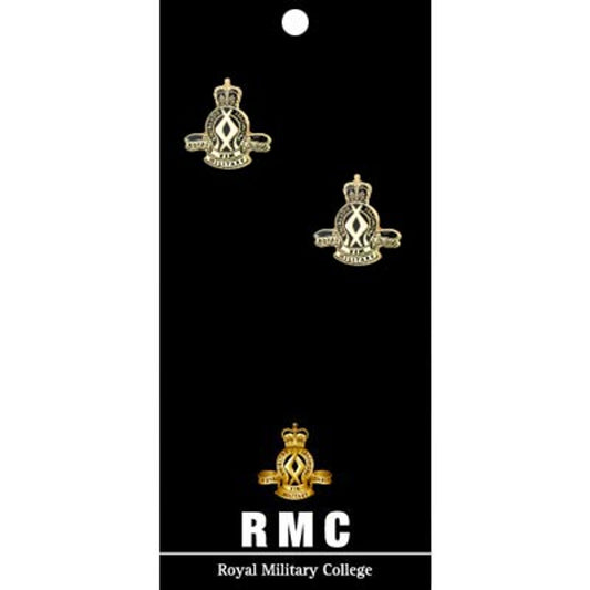 Royal Military College Corps of Staff Cadets (RMC) 20mm full colour enamel cuff links.   These beautiful gold plated cuff links are the perfect accessory for work or functions. www.defenceqstore.com.au