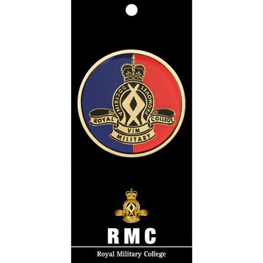 This eye-catching, 48mm full-colour enamel medallion from The Royal Military College Corps of Staff Cadets (RMC) will surely draw attention wherever it's displayed! An impressive conversation-starter, it's sure to make an impact. www.defenceqstore.com.au