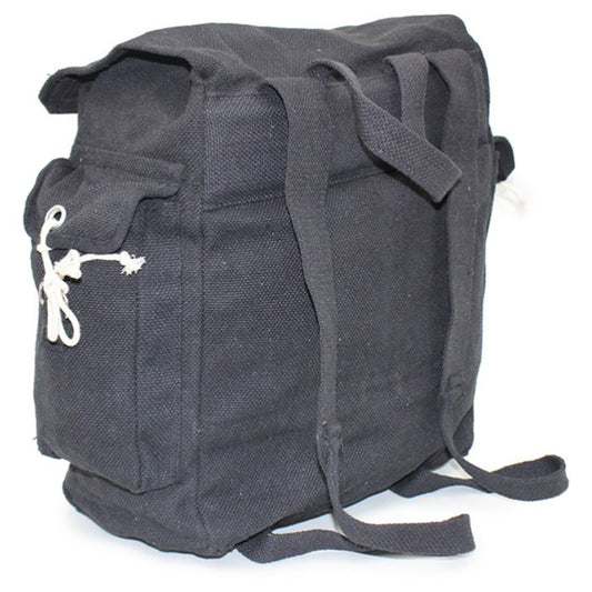 Originally used as a military backpack, the Haversack’s heavy-duty canvas offers lightweight durability when carrying your belongings. With its top-loading main compartment secured by buckles and its external compartments secured by press buttons and rope, it offers varied practicality and versatility. www.defenceqstore.com.au