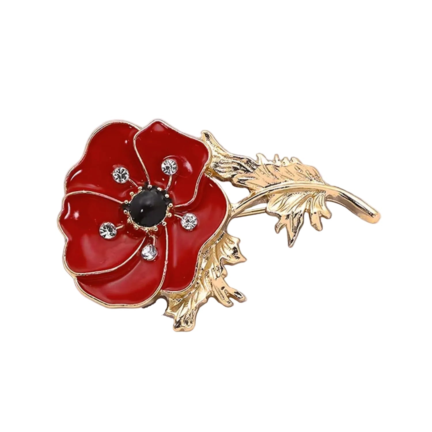 Honour those who served with the Red Poppy Rhinestone Alloy Remembrance Day Flower Enamel Badge—a powerful symbol of remembrance and respect. This striking emblem captures the essence of sacrifice and courage, making it the perfect way to show your appreciation for our heroes. www.defenceqstore.com.au