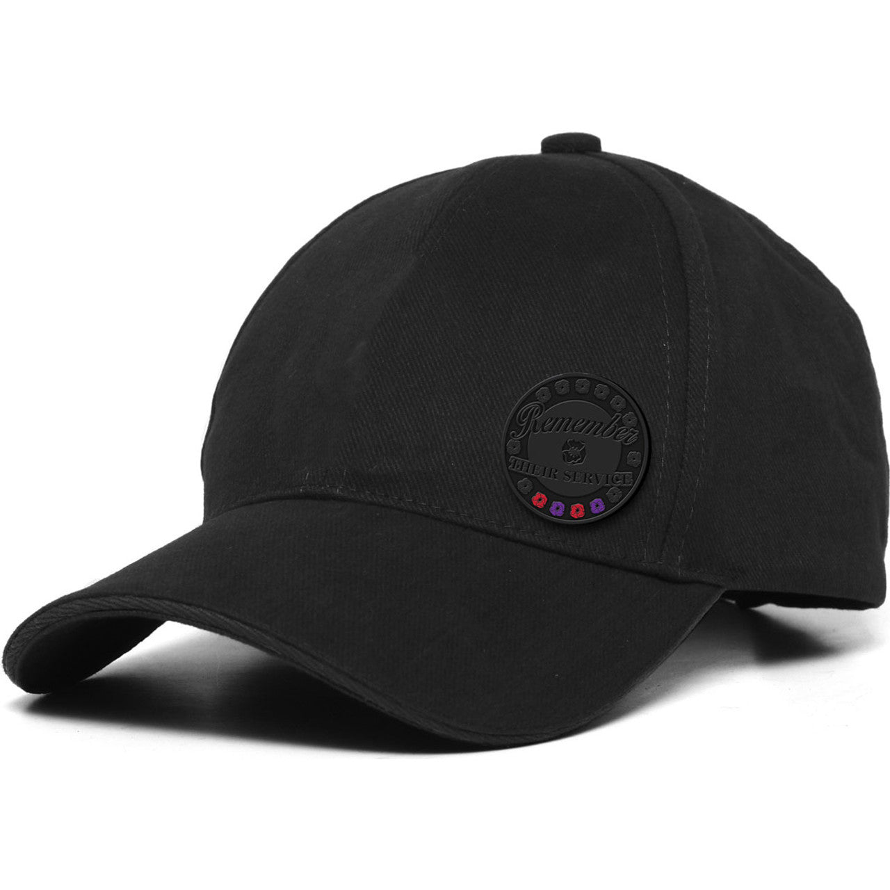 The Remember Their Service Red &amp; Purple Poppy Cap is a powerful symbol of the bond between humans and animals during times of war. This cap features a combination of red and purple poppies, representing the unique relationship servicemen and women have with their service animals. www.defenceqstore.com.au