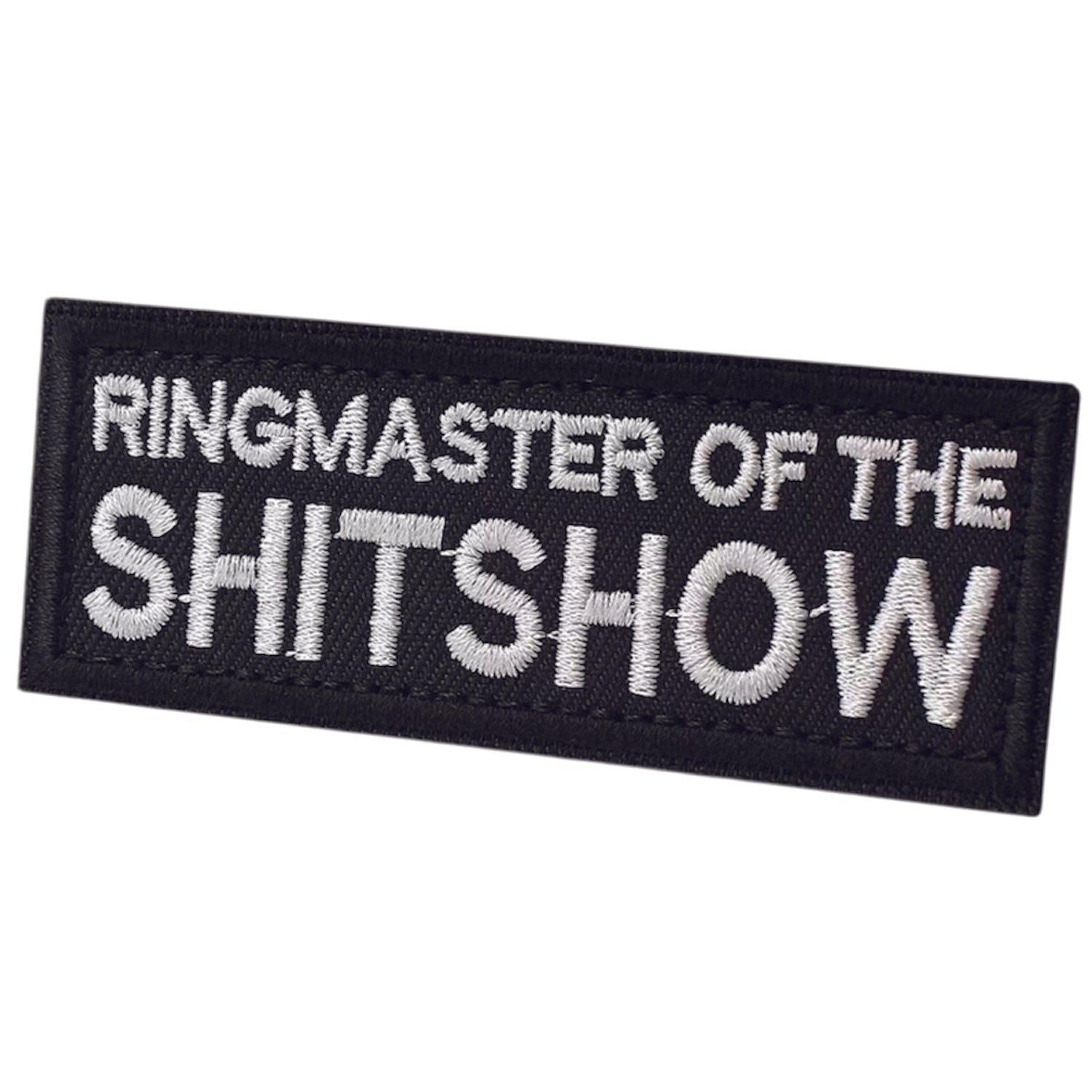 Ringmaster Of The Show Morale Patch Velcro Backed, measuring 8x3cm, is a striking and durable addition to personalize your gear with style and toughness. Crafted with high-quality embroidery, this patch features a versatile pattern that blends seamlessly with various tactical and outdoor equipment www.defenceqstore.com.au
