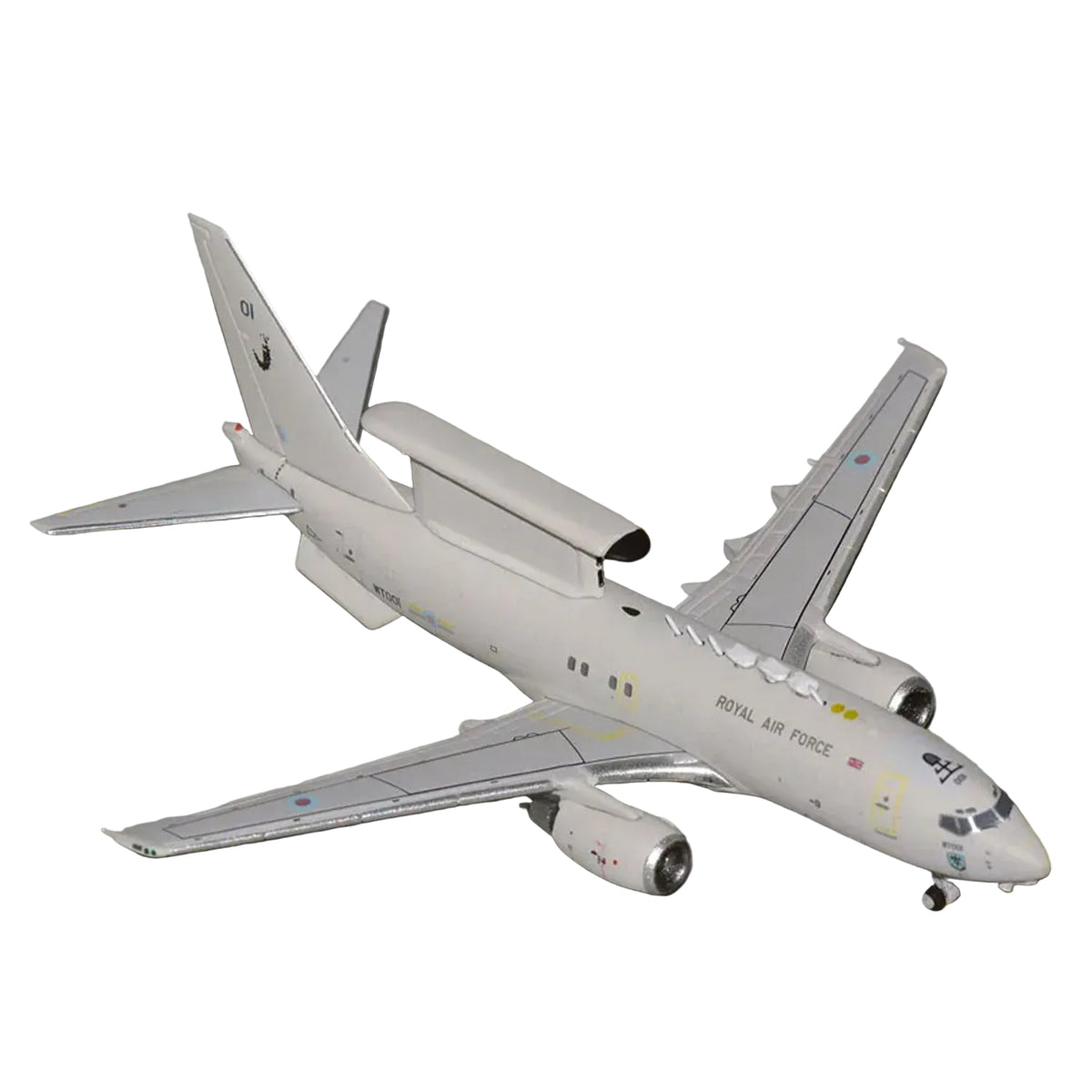 1/400 Royal Air Force E-7 Wedgetail WT001 by Gemini Jets delivers accurate modern RAF surveillance aircraft detail for collectors and military aviation display setups. www.defenceqstore.com.au