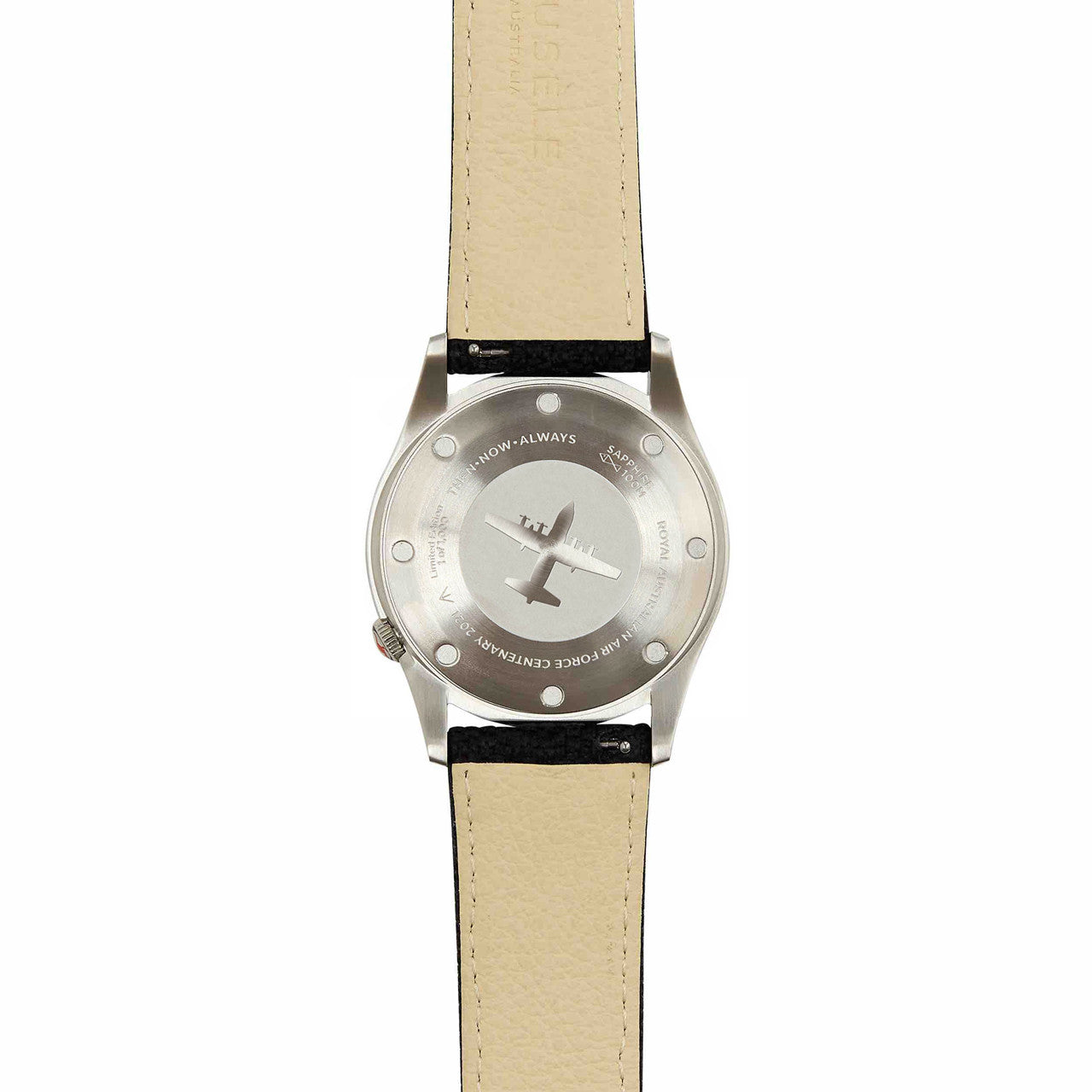 The Limited Edition Airfield Watch is not just a timepiece, but a piece of history. By purchasing this watch, you are supporting the restoration and preservation of historic RAAF aircraft. www.defenceqstore.com.au