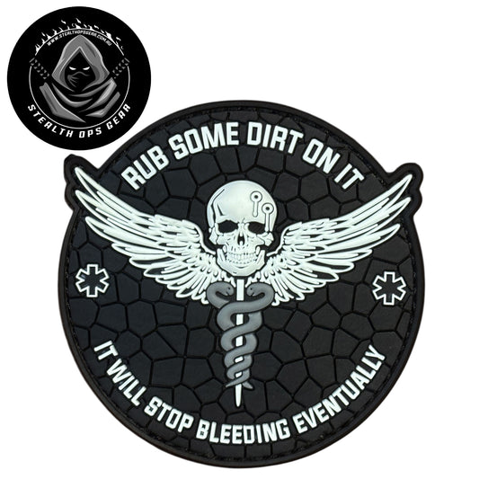 Rub some dirt on it—literally. This bold PVC morale patch delivers attitude and authenticity to your tactical gear, backpack, or everyday carry. At 8cm, it's sized perfectly for visibility without overwhelming your setup.  www.defenceqstore.com.au