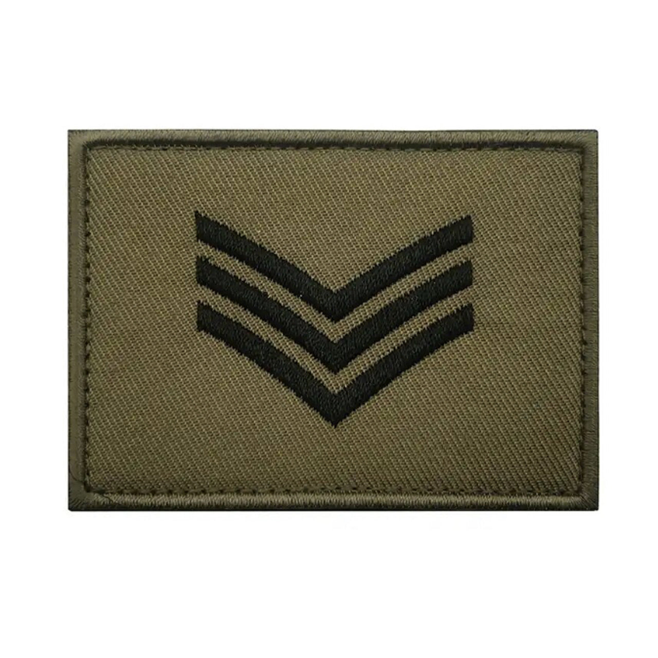 Sergeant Embroidery Velcro Backed Morale Patch Khaki – Defence Q Store
