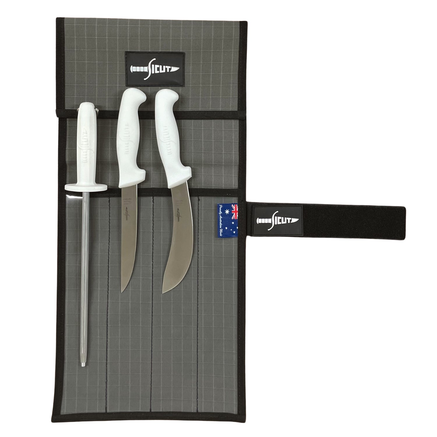 SICUT&nbsp;(Spencer Innovative Cutlery). Established in 1994, Now trading in the third generation of the spencer family with a goal to supply a stain-free, high carbon bladeware&nbsp;at affordable prices – 100% emphasis on function. Spencer prototypes extensively field tested before becoming SICUT production model www.defenceqstore.com.au