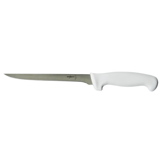 The SICUT 7” Semi Flex Straight Fillet Knife with stain-free, high carbon steel combines a semi-flex blade with superior edge control for versatile filleting performance. Whether working with fish or poultry, this knife provides balance, comfort, and durability suited for professional or home use. www.defenceqstore.com.au