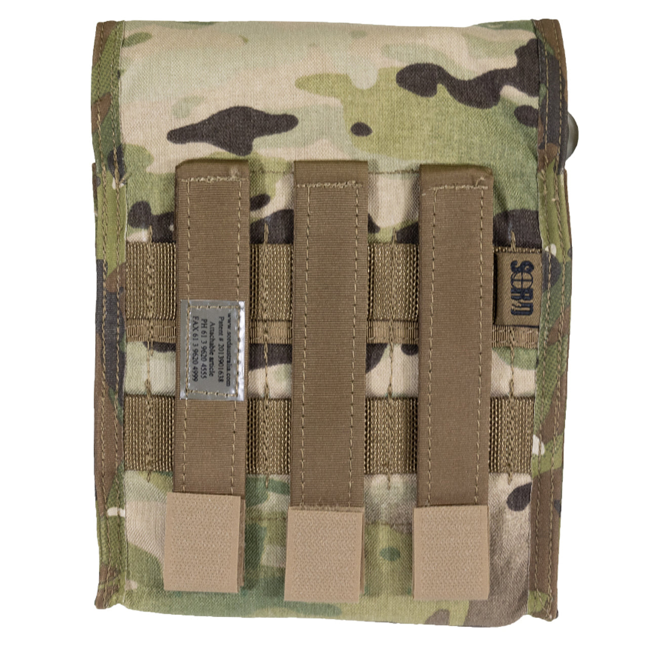 Made to fit U.S made 1L rectangle water bottles. Nylon construction and available in genuine licensed Multicam out of the USA. Heavy duty YKK buckle closure with MOLLE attachment (requiring 3 columns and 2 rows). Perfect for mounting to backpacks or wider belt rigs. www.defenceqstore.com.au