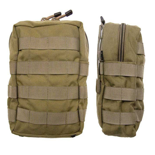 Constructed to accommodate a full ADF ration kit, the Extra Large Accessories can easily store your bulkier items that were once placed inside your bag. The expansive zip entry exposes the top and one inch from either side for quick access. Featuring four rows of PALS along the front and two columns along the sides for attaching bigger pouches. www.defenceqstore.com.au