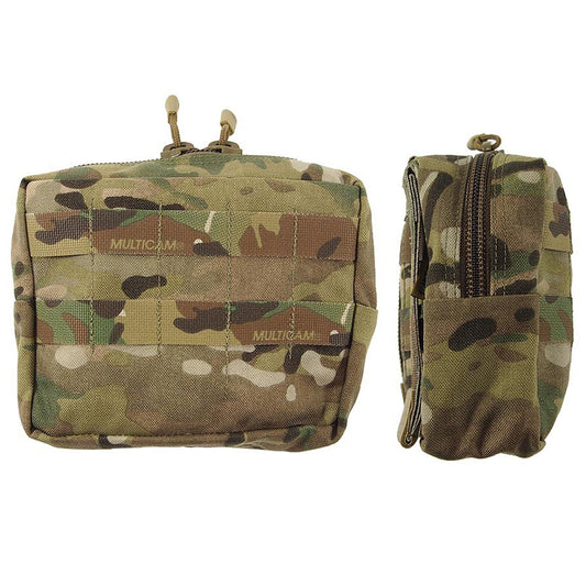 The Accessories Large features internal elastic loops help organise kit. MOLLE Columns on the front allowing the attachment of smaller pouches. Requires five MOLLE columns for attachment. You'll have the capability to carry additional gear with ease. Never let your essentials get lost in the shuffle again. www.defenceqstore.com.au