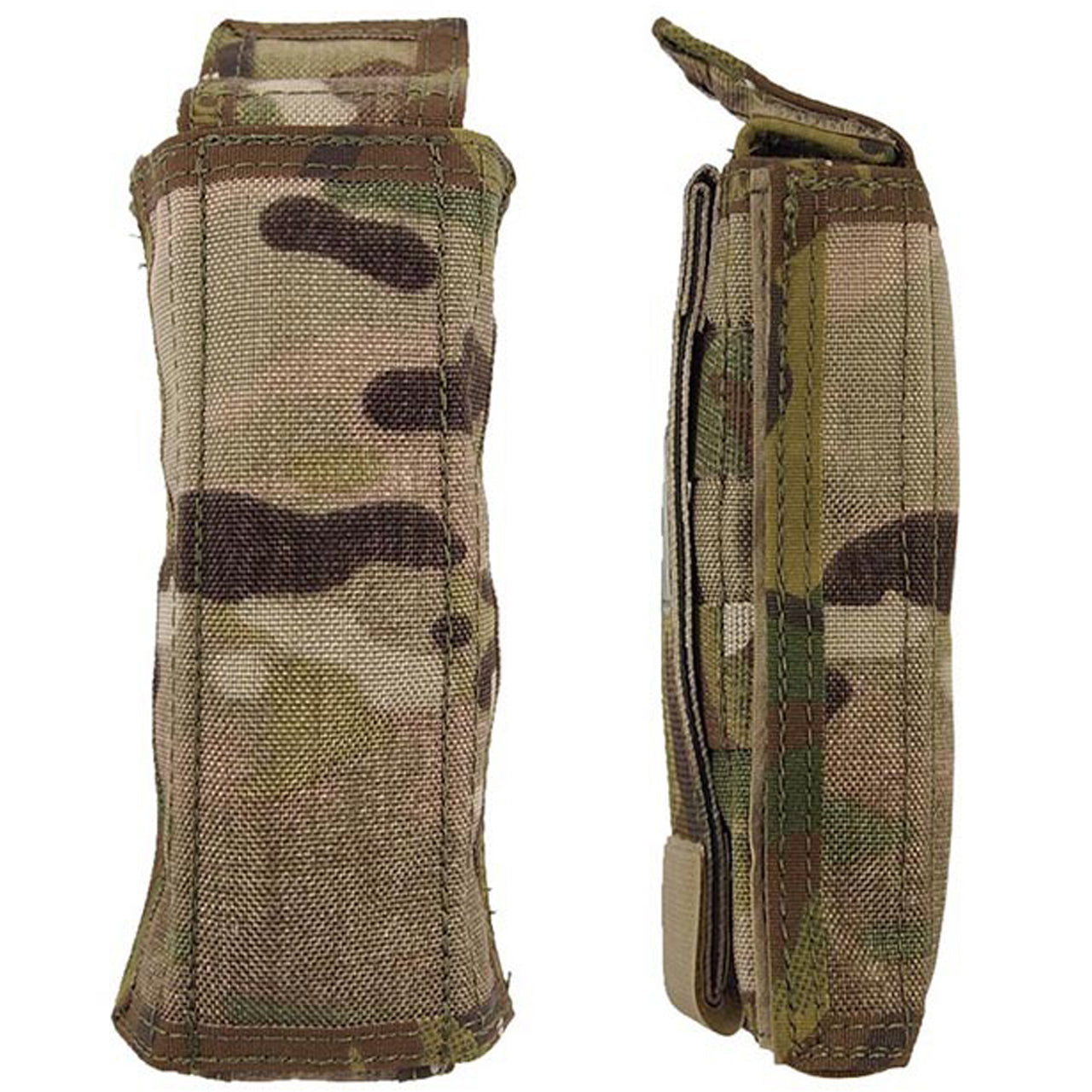 The tightest and most compact dump pouch around. Only one column wide, opens out in one quick simple motion. The tapered bag design minimises spillage of spent magazines and documents by acting as a choke point. This pouch, being so small will attach almost anywhere with ease. Requires one MOLLE column for attachment. www.defenceqstore.com.au