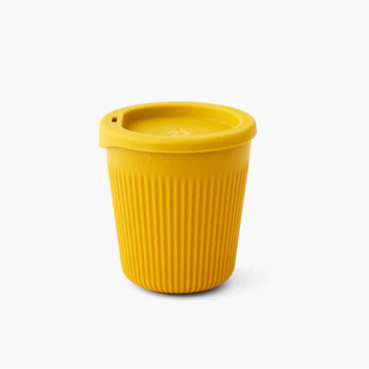 Made from EU food-grade glass-reinforced polypropylene, the Passage Cup holds 355ml of your favourite drink. The Cool Grip sidewalls allow you to grip the cup firmly, even if the contents are hot (and the silicone sipping lid keeps those contents from spilling when you're on the move). Compact and stackable, the Passage Cup fits into Passage Bowls and Frontier Pots. www.defenceqstore.com.au
