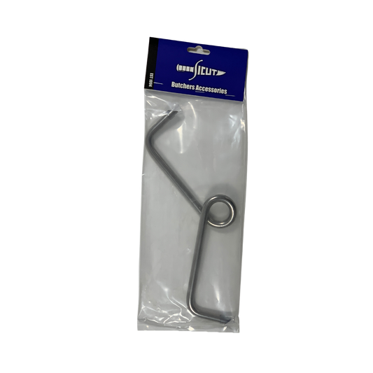 Our Sicut Butchers Gambrel, Sheep gambrel, Meat hook #13 is made using 10mm 304 Stainless steel rod for maximum corrosion resistance, our heavy duty construction makes this Gambrel the perfect companion for use around the farm or on your next hunting trip. This gambrel will be suitable for small to medium sized animals such as, sheep, goats etc. www.defenceqstore.com.au
