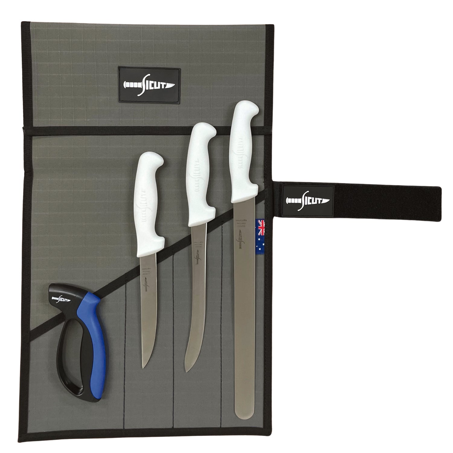 The&nbsp;Sicut JIFF Fish Knife Package&nbsp;is the ultimate setup for any angler or seafood processor. Whether you’re prepping a fresh catch on the boat or filleting at home, this kit has the right tools for the job. www.defenceqstore.com.au