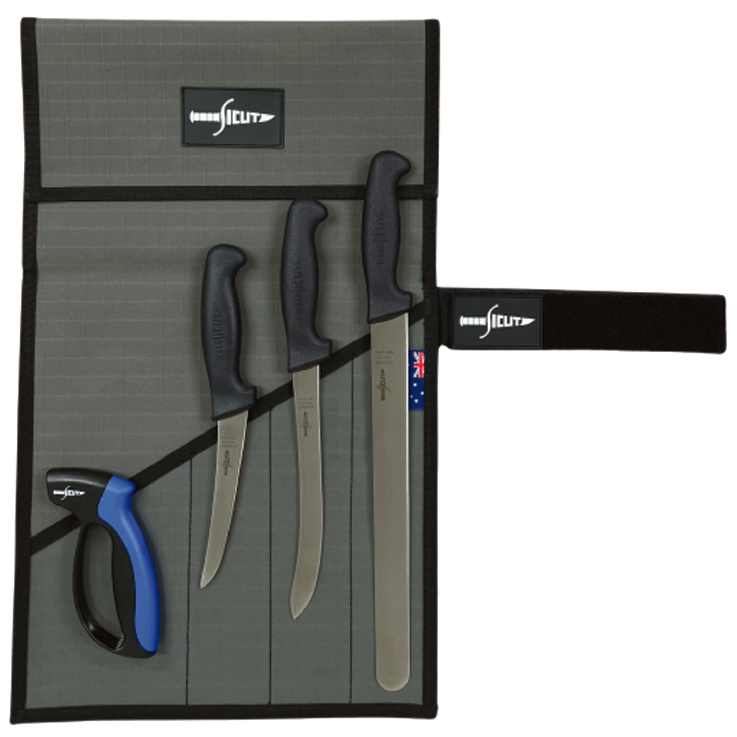 The&nbsp;Sicut JIFF Fish Knife Package&nbsp;is the ultimate setup for any angler or seafood processor. Whether you’re prepping a fresh catch on the boat or filleting at home, this kit has the right tools for the job. www.defenceqstore.com.au