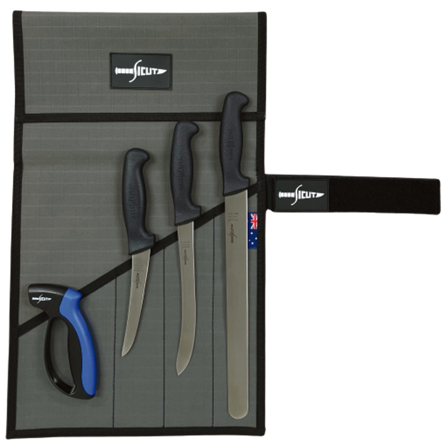 The&nbsp;Sicut JIFF Fish Knife Package&nbsp;is the ultimate setup for any angler or seafood processor. Whether you’re prepping a fresh catch on the boat or filleting at home, this kit has the right tools for the job. www.defenceqstore.com.au