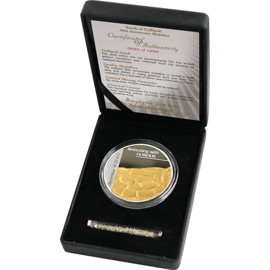 Each set comes with a vial of authentic Gallipoli sand and a numbered certificate of authenticity. Don't miss out on this limited edition release, with only 10,000 sets available. www.defenceqstore.com.au