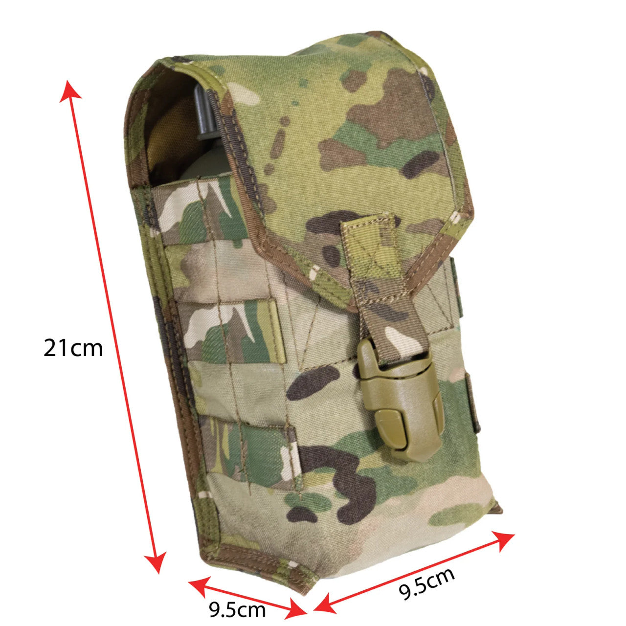Introducing our incredible Multicam Water Bottle Holder, designed specifically to fit the standard ADF 1L square water bottle. Crafted with the utmost care and precision, this holder is made from high-quality nylon material, ensuring durability and longevity. www.defenceqstore.com.au