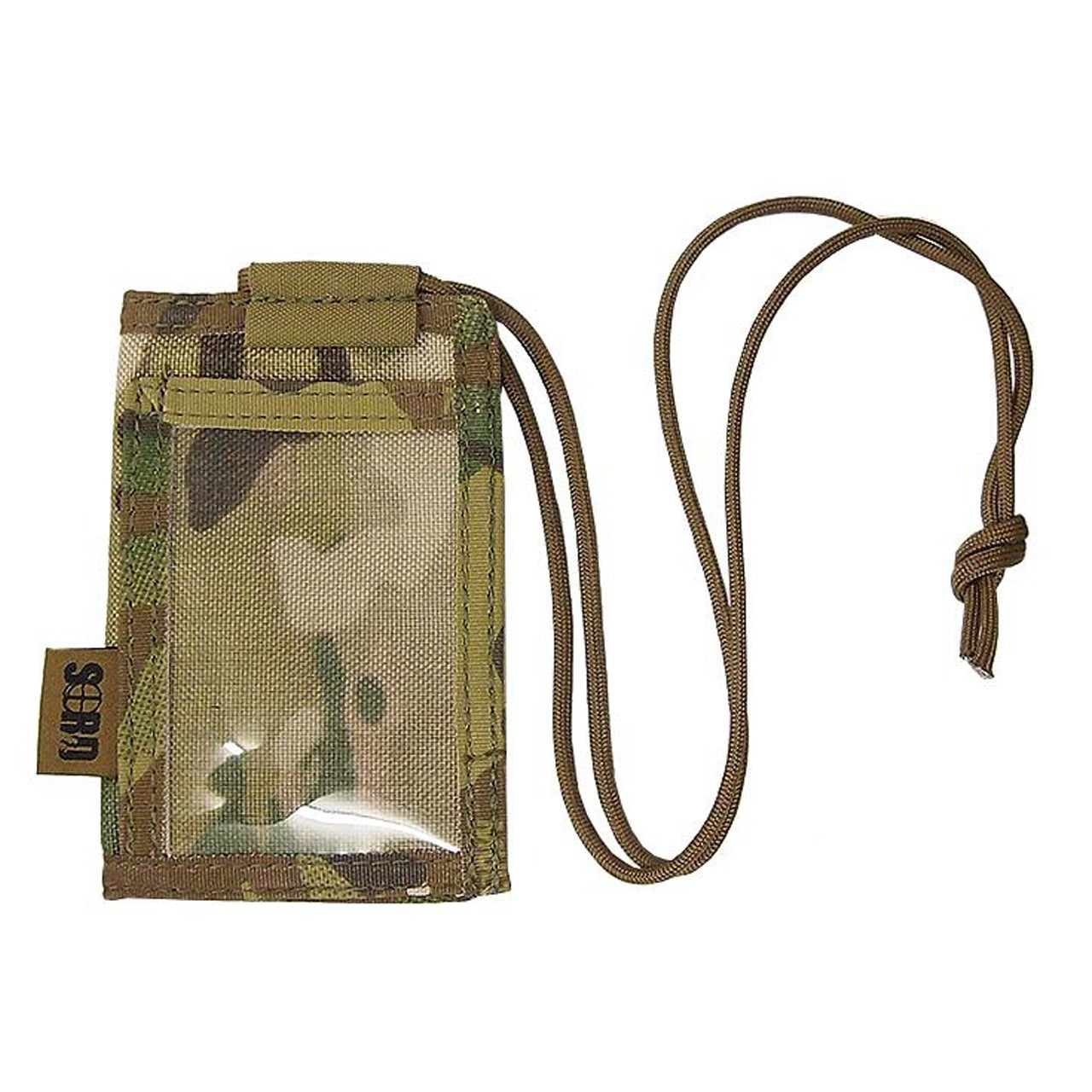 The original SORD folding ID holder with three ID windows, two on the outside and one on the inside with a separate coin and card slot. Velcro edge keeps it closed securely. 550 para-cord with opposable thumb knots for simple adjustment. www.defenceqstore.com.au