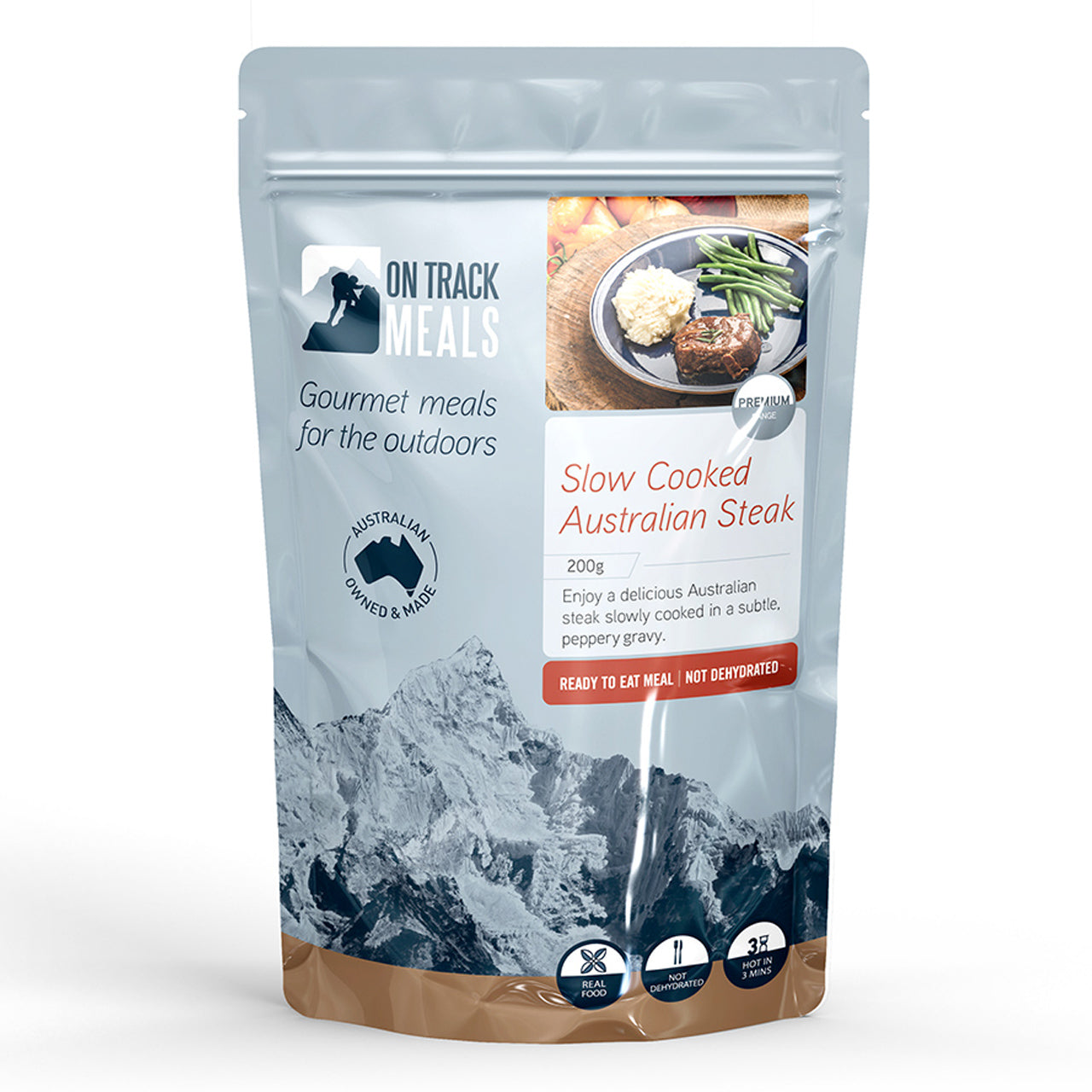 MRE Military Single Ration Pack Meal - Slow Cooked Australian Steak(Pr ...