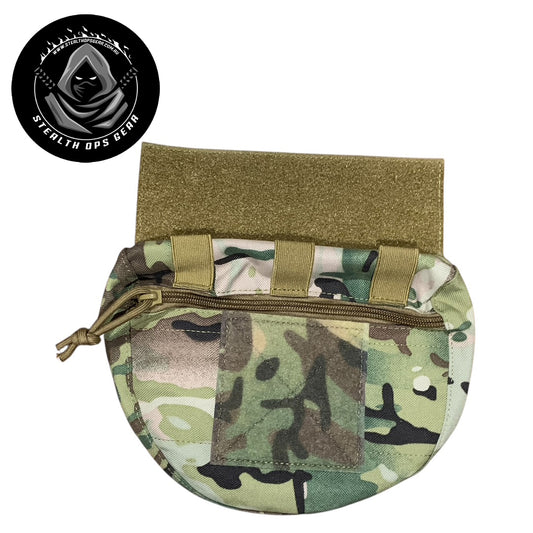 The All Sorts Of Crap pouch multicam is a great addition to your kit so you can throw in all those little items you need for certain situations with your plate carrier or chest rig.  Featuring a 100x100mm loop display on the front for throwing on patches to suit your situation. www.defenceqstore.com.au