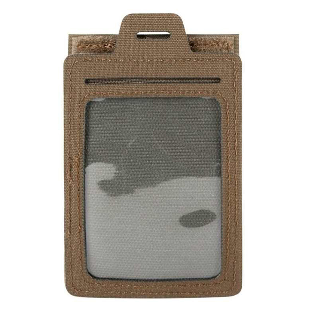 The durable ID shell is perfect for cards, pens, and other essentials! Easily clip it on when you need it and take it off just as quickly--it even functions as a handy patch. It's the perfect companion for any of life's adventures. www.defenceqstore.com.au coyote front