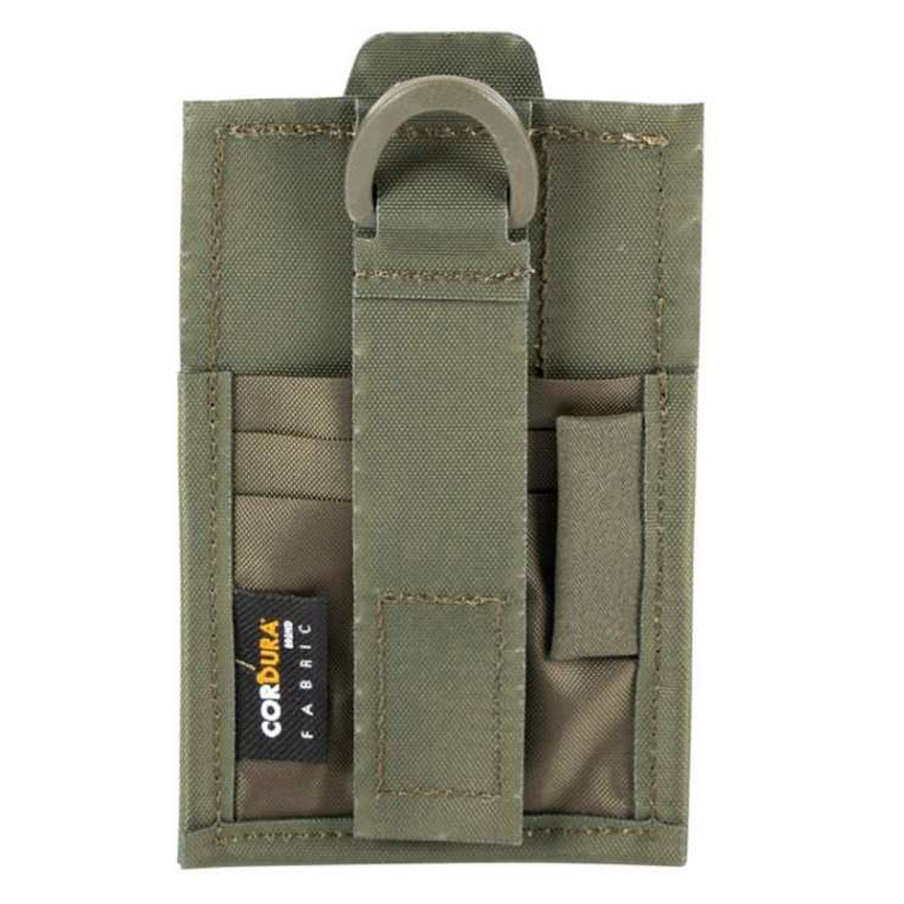 The durable ID shell is perfect for cards, pens, and other essentials! Easily clip it on when you need it and take it off just as quickly--it even functions as a handy patch. It's the perfect companion for any of life's adventures. www.defenceqstore.com.au olive back