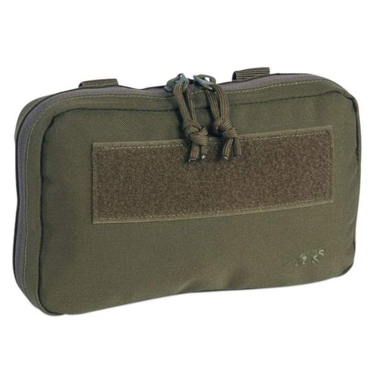 This expansive version of the TT Admin Pouch stores all your must-have items for lightning-fast access. It's the perfect combination of protection and accessibility, so you can be confident you're ready for any situation. www.defenceqstore.com.au olive front view