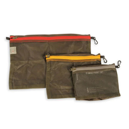 Organize your gear with confidence using the Tasmanian Tiger Mesh Pocket Set in Olive. This three-pocket system adapts to your needs—small pockets for essentials, medium for daily items, and large for bulkier equipment. www.defenceqstore.com.au