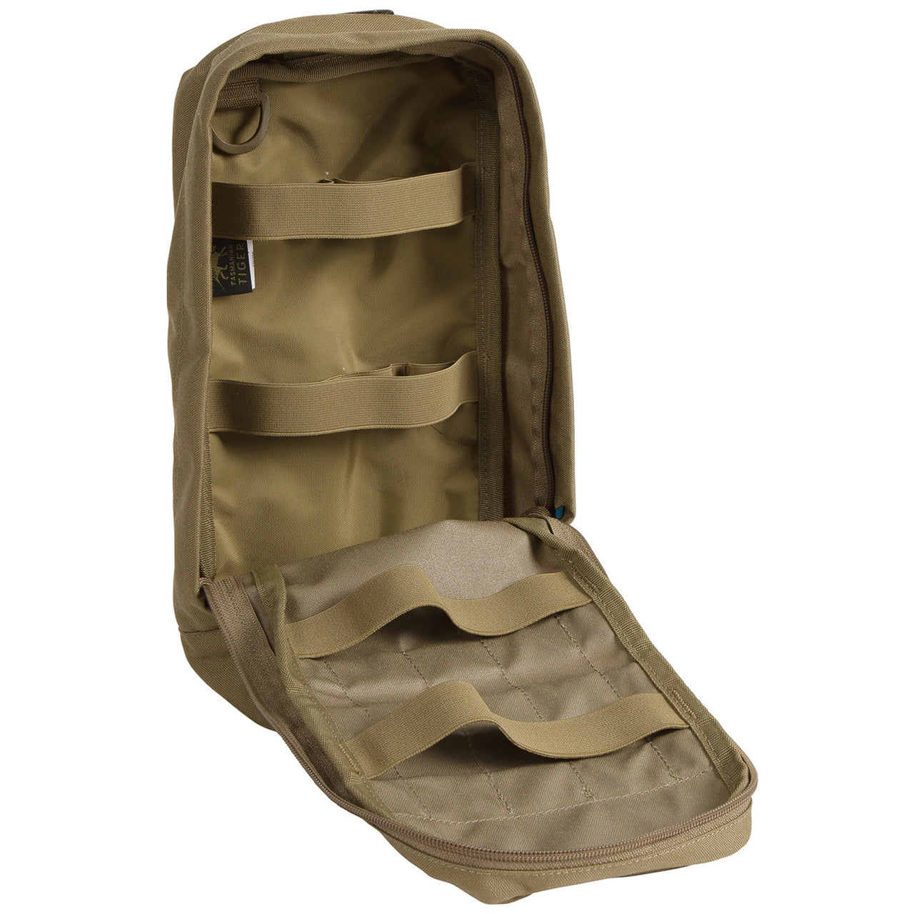 Load up extra gear with this spacious side pouch - designed to fit many popular backpacks! It's the perfect way to stay organized and make the most of your gear. Keep all the essentials within reach and on the go. www.defenceqstore.com.au inside side view