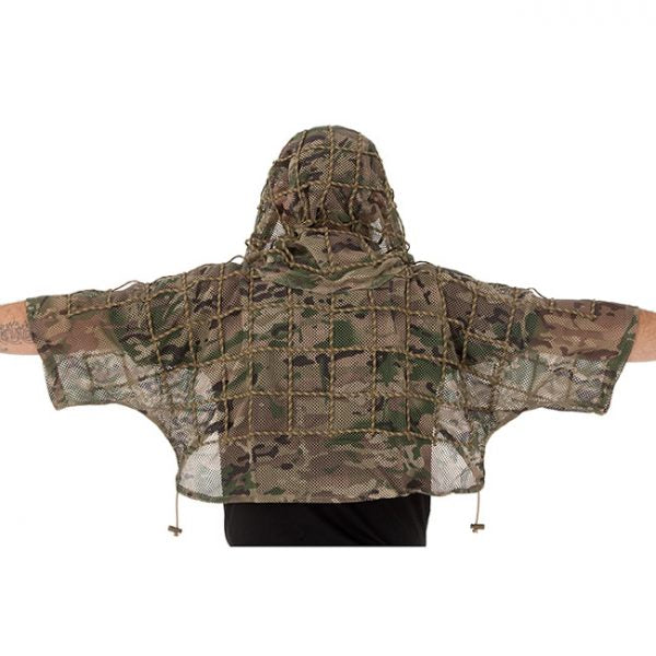 With a built-in hood and a spacious 550 cord grid, the Tactical Ghillie Suit - Short offers the perfect platform for adding natural camouflage. Designed to conceal the head and upper body, this suit pairs seamlessly with chest rigs and duty gear. Made from a lightweight mesh material, it allows for maximum ventilation and minimal weight. Experience the ultimate in tactical concealment with the Tactical Ghillie Suit - Short. www.defenceqstore.com.au