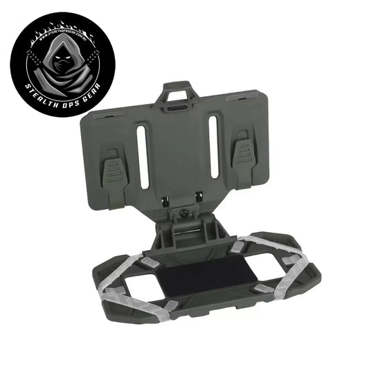 Crafted to hold devices measuring up to 8 x 16 x 2 cm, this board guarantees a secure fit for your gear. It easily mounts onto 4×3 MOLLE systems and is compatible with all MOLLE tactical equipment, making it an essential part of your setup. Featuring a folding fixed buckle, it folds compactly for convenient storage and transport whenever you need. www.defenceqstore.com.au